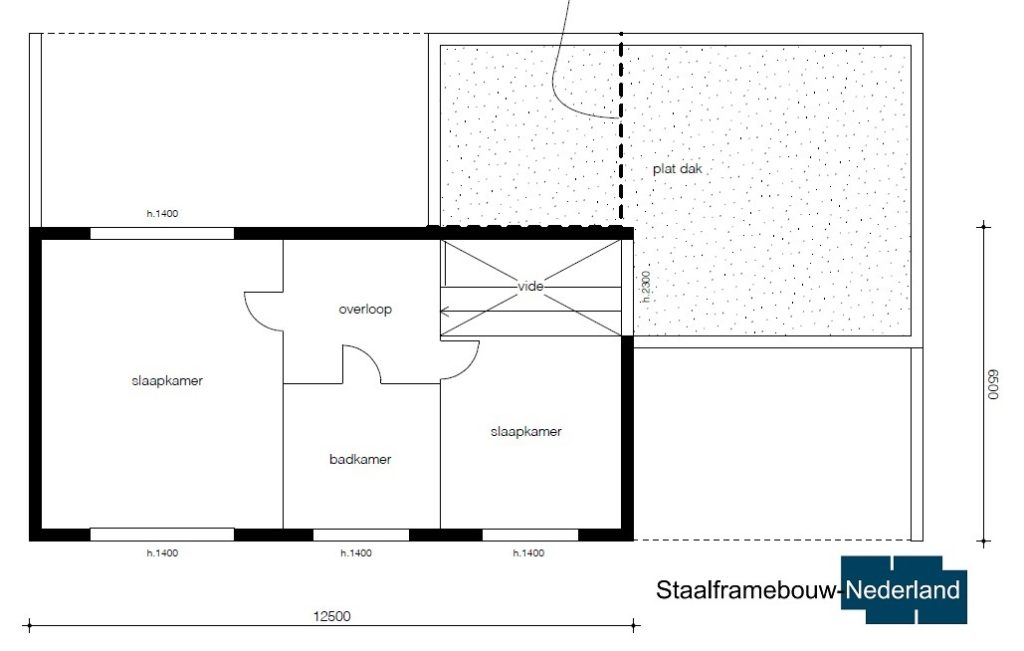 Moderne kubistische villa M122 vloer 2